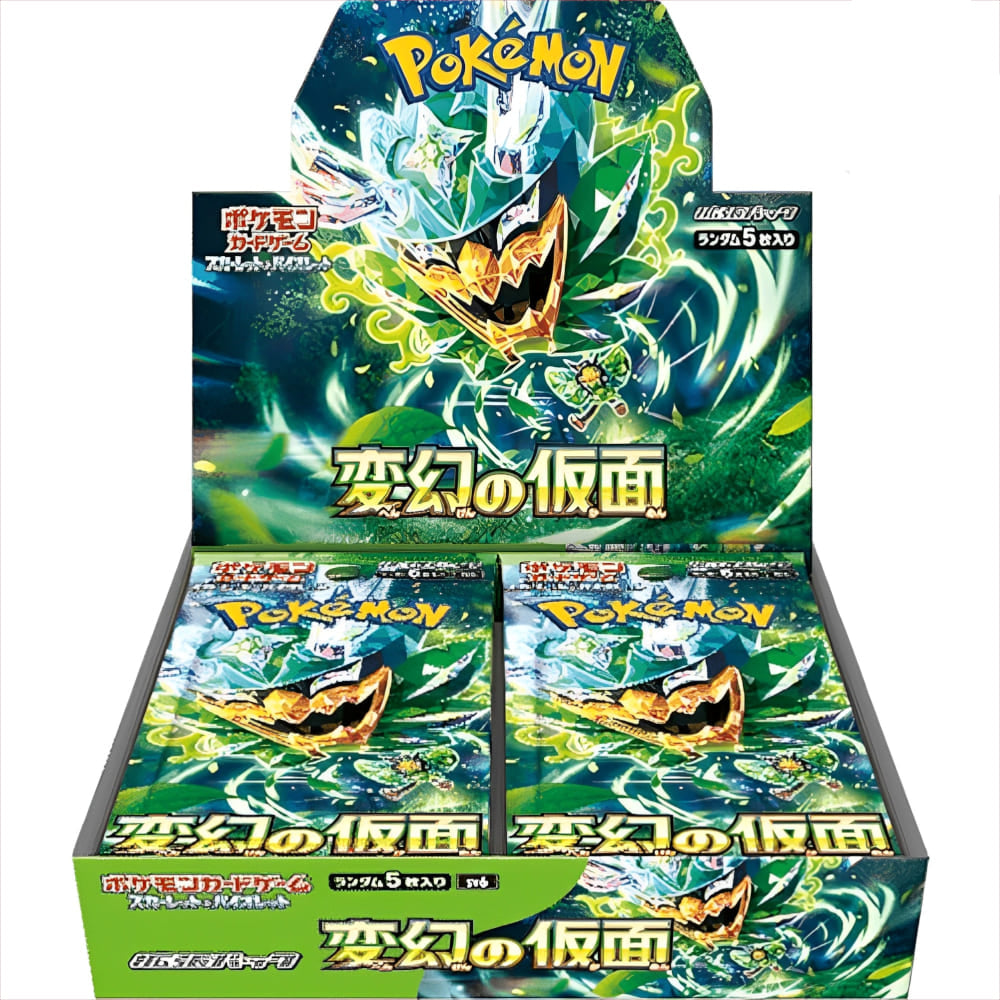God of Cards: Pokemon Mask of Change Booster Box Japanese Product Picture