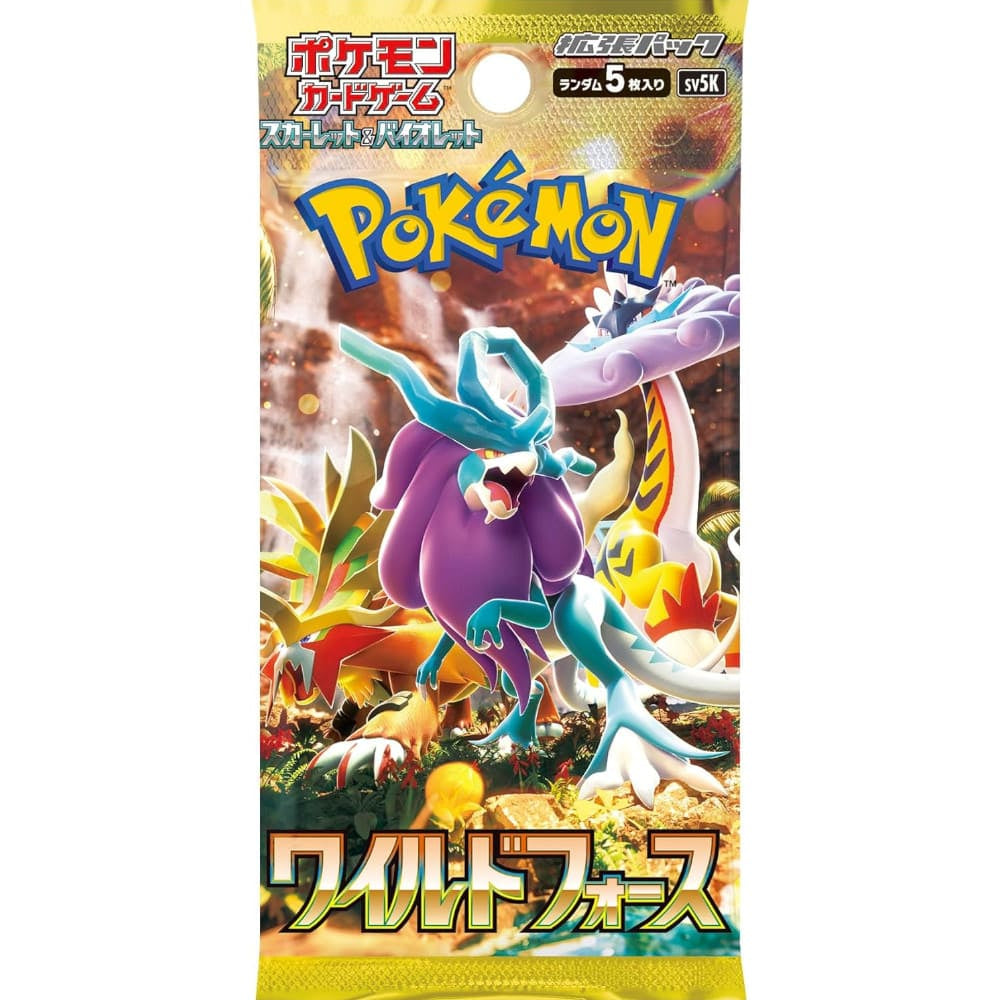 God of Cards: Pokemon Wild Force Booster Pack Japanese Product Picture