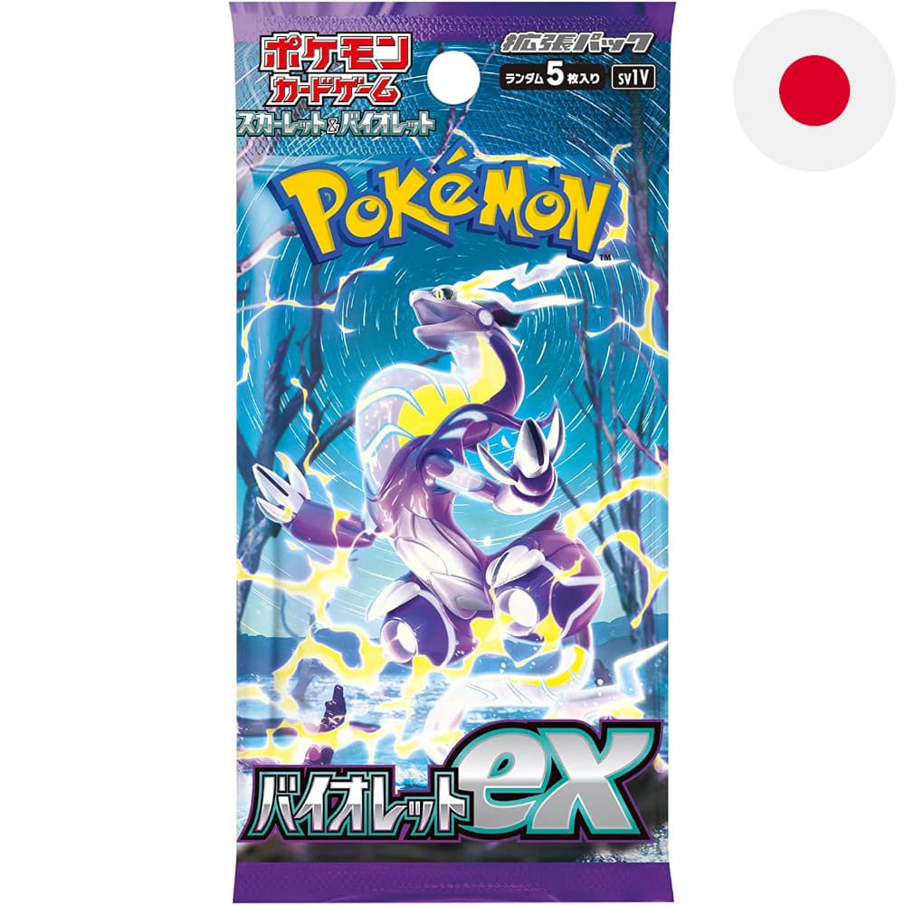 God of Cards: Pokemon Violet ex Booster Pack Japanese Product Picture