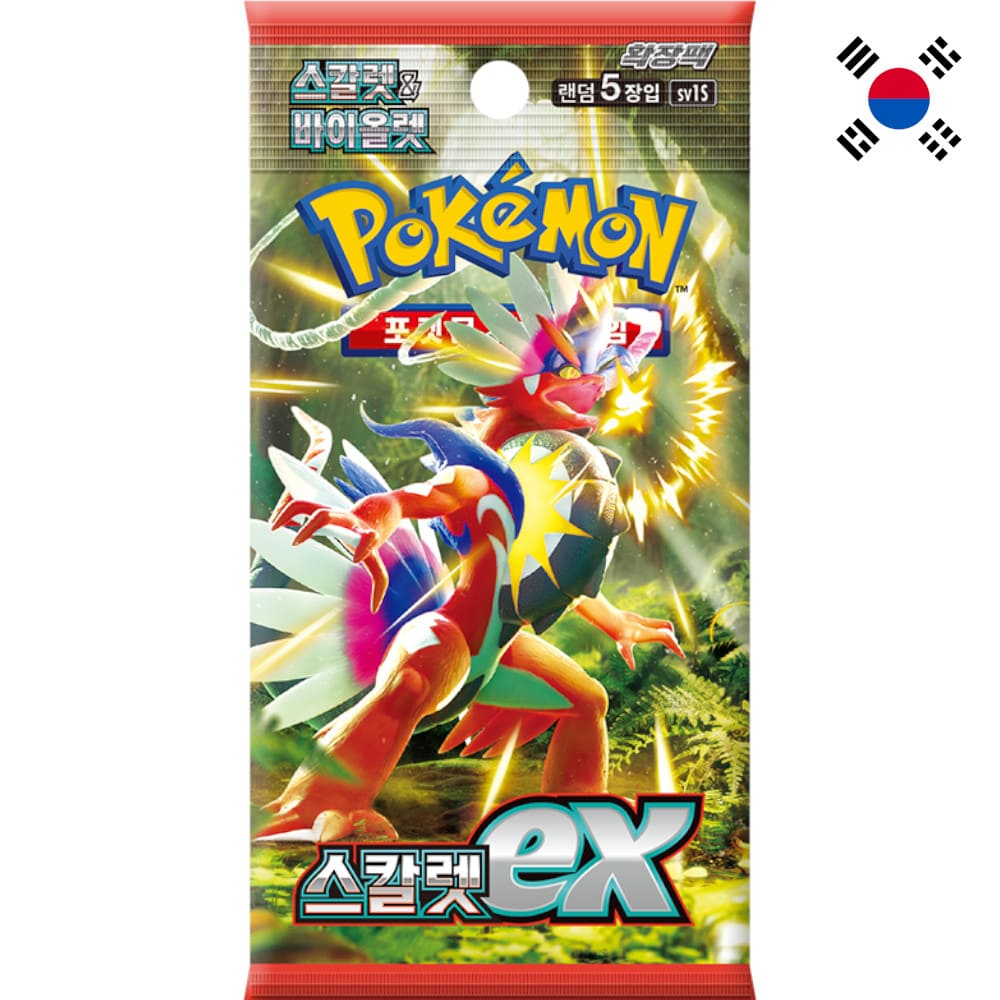 God of Cards: Pokemon Scarlet EX Booster Pack Korean Product Picture