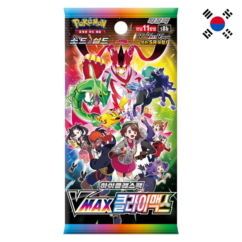 God of Cards: Pokemon VMAX Climax Booster Pack Korean Product Picture